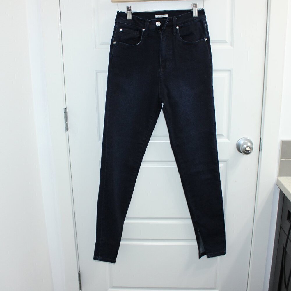 3/$30 WeWoreWhat Revolve‎ High Rise Skinny Zip Ankle Size 26 Dark Wash
